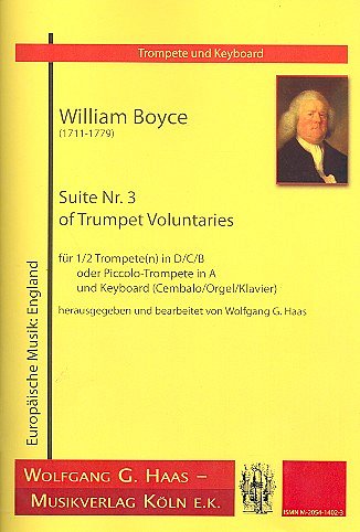 W. Boyce: Suite 3 Of Trumpet Voluntaries