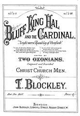 T. Blockley, Two Oxonians: Bluff King Hal And The Cardinal
