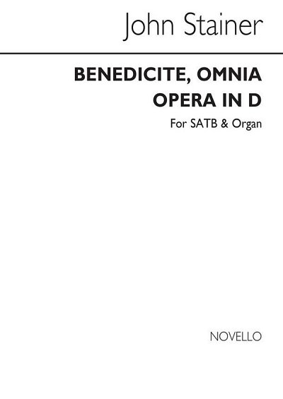 J. Stainer: Benedicite Omnia Opera In D, GchOrg (Chpa)