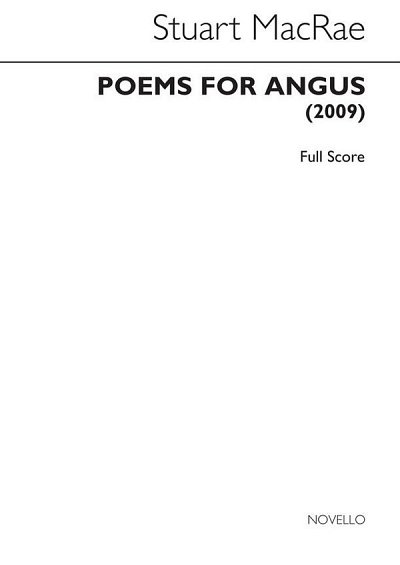 S. MacRae: Poems for Angus (Bu)