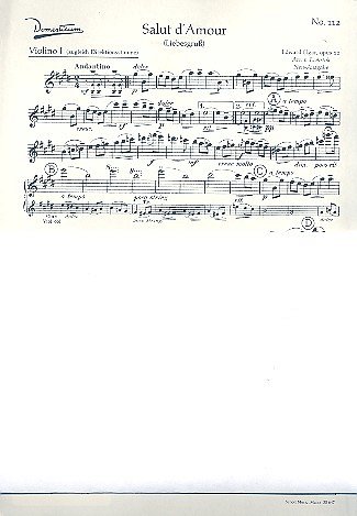 E. Elgar: Salut D'Amour Op 12 Domesticum