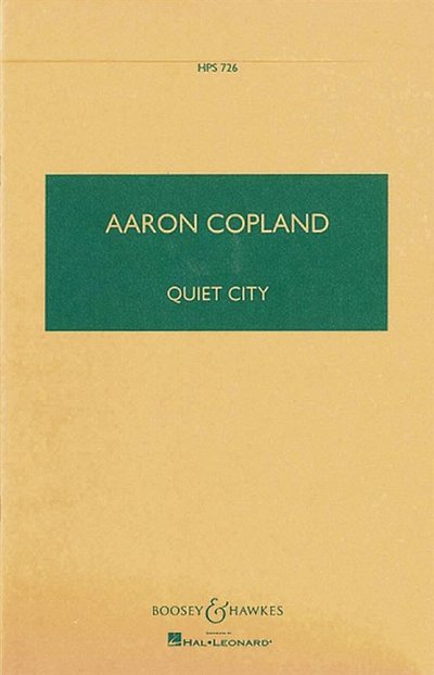 A. Copland: Quiet City, Sinfo (Stp)