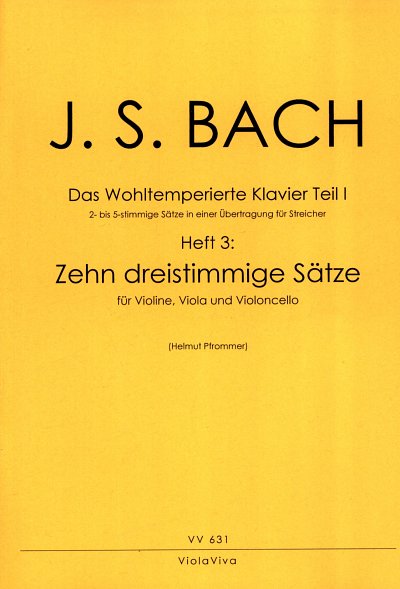 J.S. Bach: 10 dreistimmige Saetze aus dem Wohltempe (OStsatz