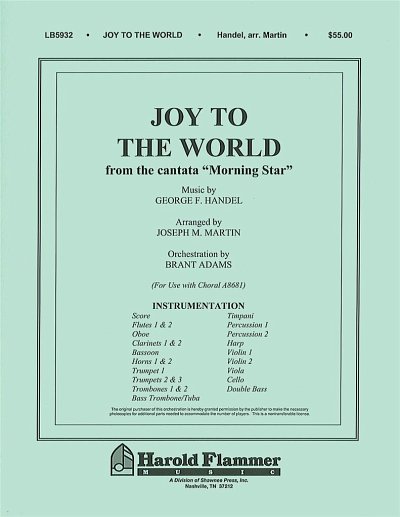 Joy to the World (from Morning Star), Orch (Pa+St)