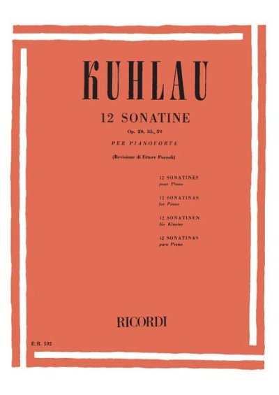 F. Kuhlau et al.: 12 Sonatine Op. 20, 55, 59