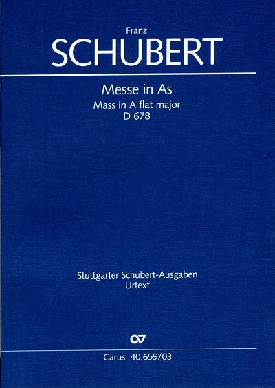 F. Schubert: Messe in As, GesGchOrchOr (KA)