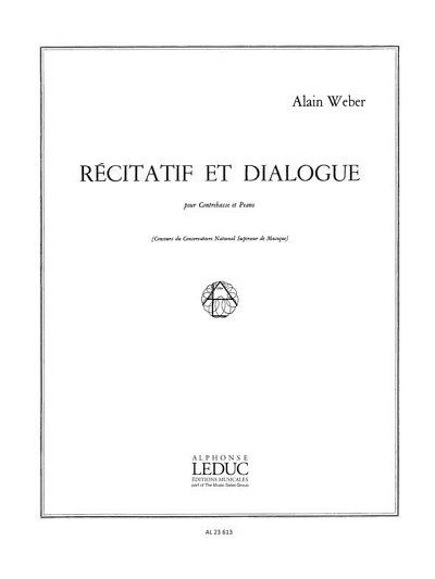 Récitatif et Dialogue