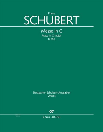 DL: F. Schubert: Messe in C C-Dur D 452 (1816) (Part.)