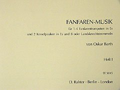 B. Oskar: Fanfaren-Musik 1, 1-4TrpPk (Sppa)