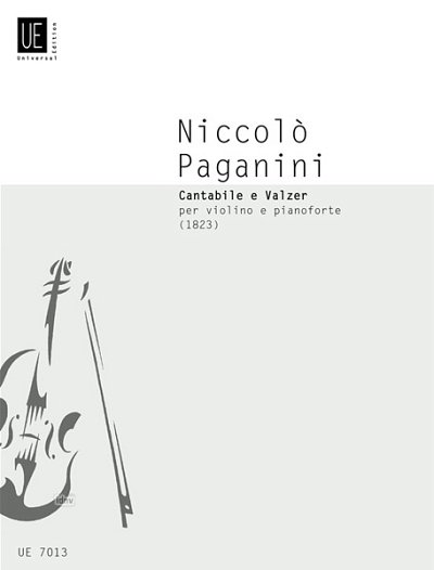 N. Paganini: Cantabile e Valzer E-Dur, VlKlav (KlavpaSt)