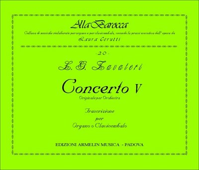 L. Cerutti: Concerto V., Org/Cemb