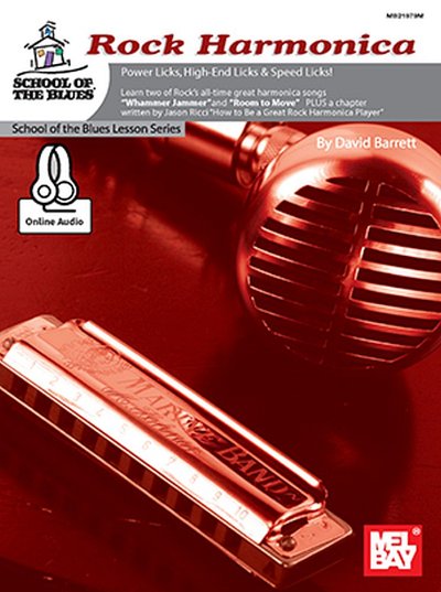 D. Barrett: Rock Harmonica Book With Online Audi (+OnlAudio)