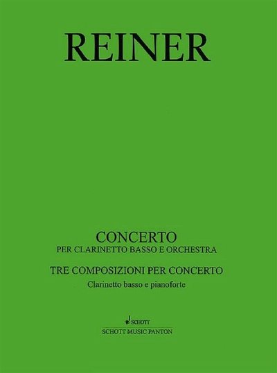 Reiner, Karel: Klarinetten-Konzert