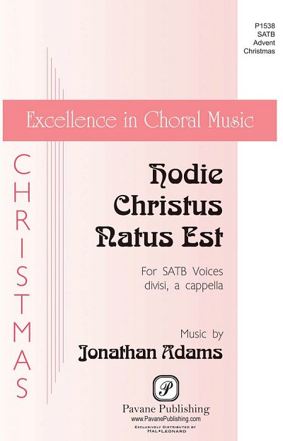 J. Adams: Hodie Christus Natus Est, GCh4 (Chpa)