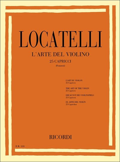 P.A. Locatelli: L'Arte del Violino - 25 Capricci, Viol