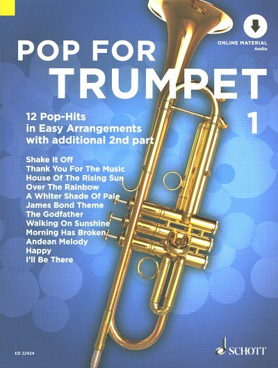 U. Bye: Pop for Trumpet 1, 1-2Trp (+Audiod)