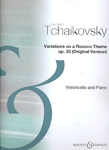P.I. Tschaikowsky: Variationa on a Rococo, VcKlav (KlavpaSt)