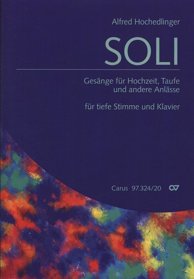 A. Hochedlinger: Soli - tiefe Stimme, GesTiKlav