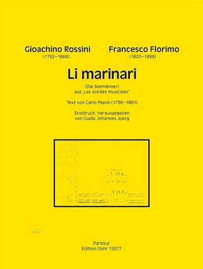 G. Rossini: Li marinari (Part.)