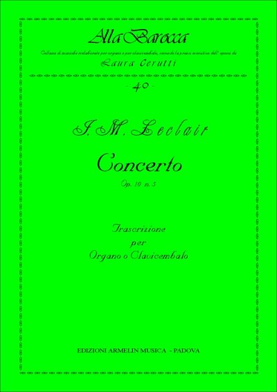 J.-M. Leclair: Concerto Op. 10 N. 5 (Bu)