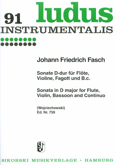 J.F. Fasch: Sonate für Flöte, Violine, Fagott und B.c. D-Dur