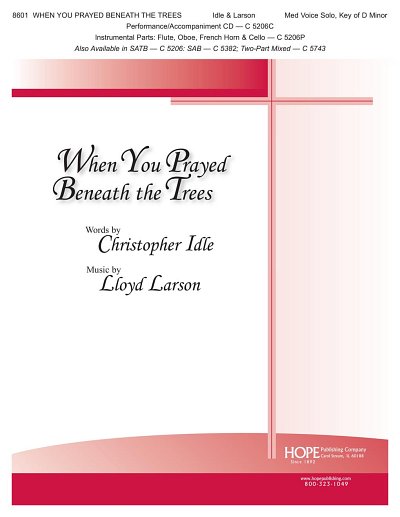 L. Larson: When You Prayed Beneath the Trees, GesMKlav