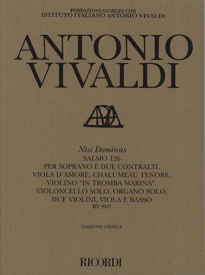 A. Vivaldi et al.: Nisi Dominus RV 803