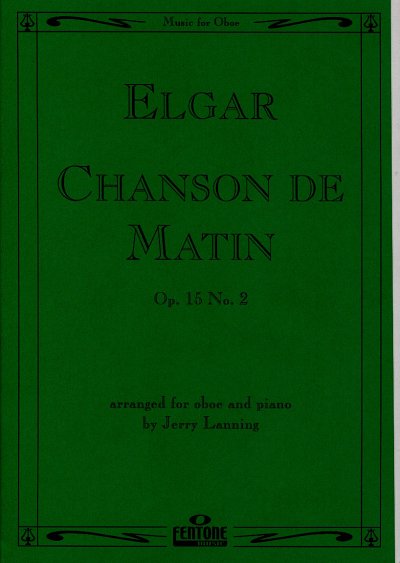 E. Elgar: Chanson de Matin op. 15/2, ObKlav (KlavpaSt)