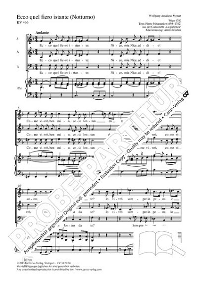 DL: W.A. Mozart: Ecco quel fiero istante F-Dur KV 436 (1 (Pa