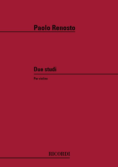 P. Renosto: 2 Studi (1978), Viol