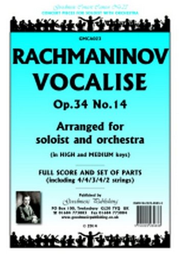 S. Rachmaninow: Vocalise, Sinfo (Pa+St)