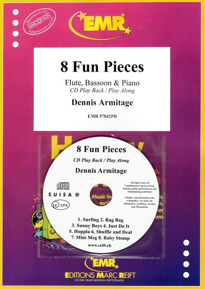 D. Armitage: 8 Fun Pieces, FlFagKlav (+CD)
