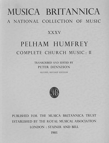 P. Humfrey: Complete Church Music 2, Gch4-7 (Chpa)