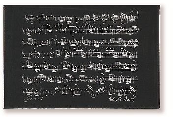 Magnet Bach (schwarz)