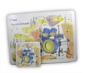 Little Snoring Gifts: Drums Placemat Set