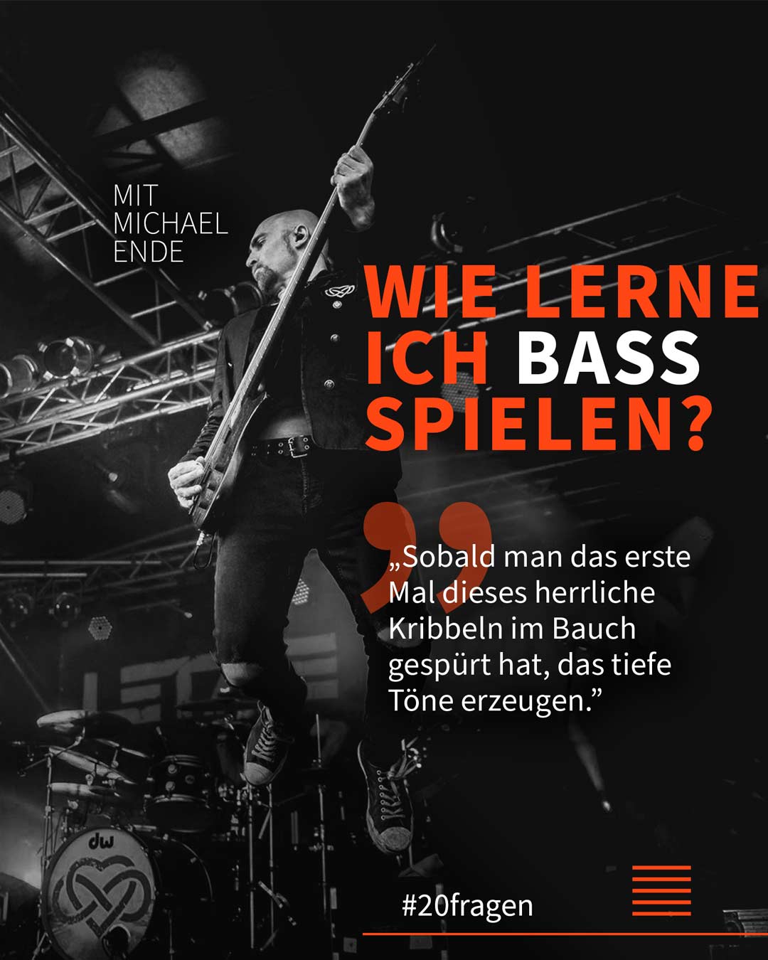E-Bass lernen – 20 Fragen an Michael Ende