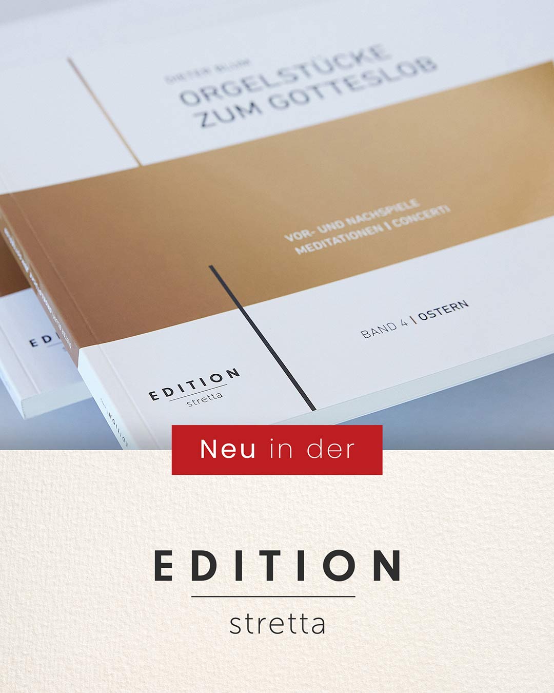 Start der Edition Stretta | Neuausgabe der „Orgelstücke zum Gotteslob“ von Dieter Blum